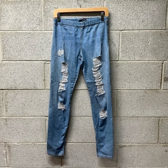 Joe’s Distressed Jean Leggings - Picture 1 of 9